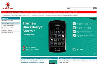 Blackberry Storm smartphone